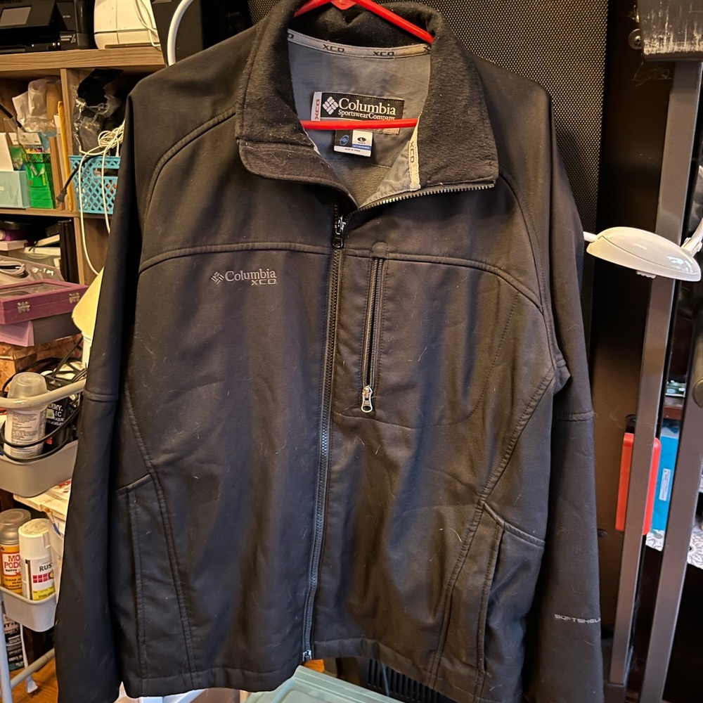 L - Columbia Men's Black Jacket